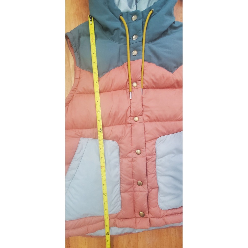 Patagonia Bivy Hooded Down Filled Vest Small Women's Gorpcore Utility Outdoors‎ - Picture 7 of 11
